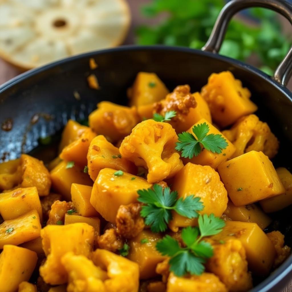 Authentic Aloo Gobi at Madhuri Restaurant, Narasapuram
