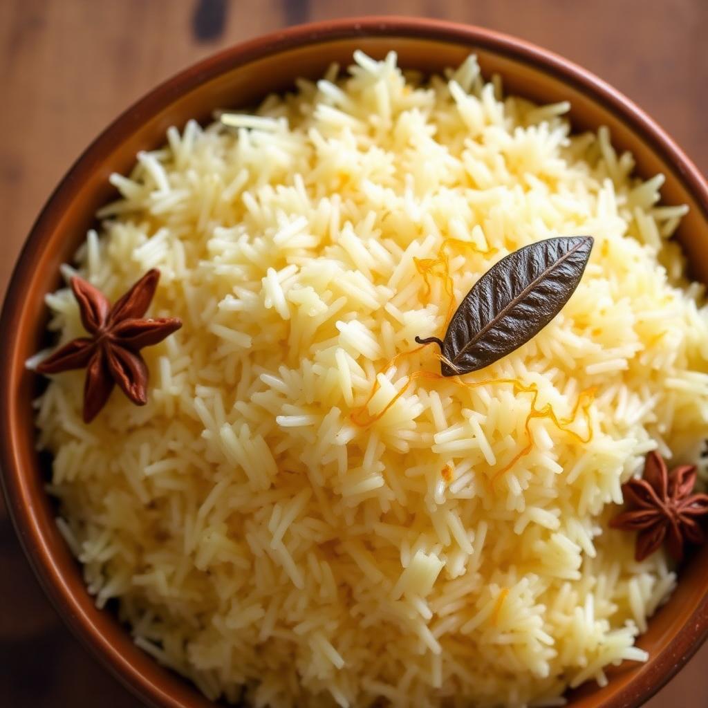 Authentic Biryani Rice at Madhuri Restaurant, Narasapuram