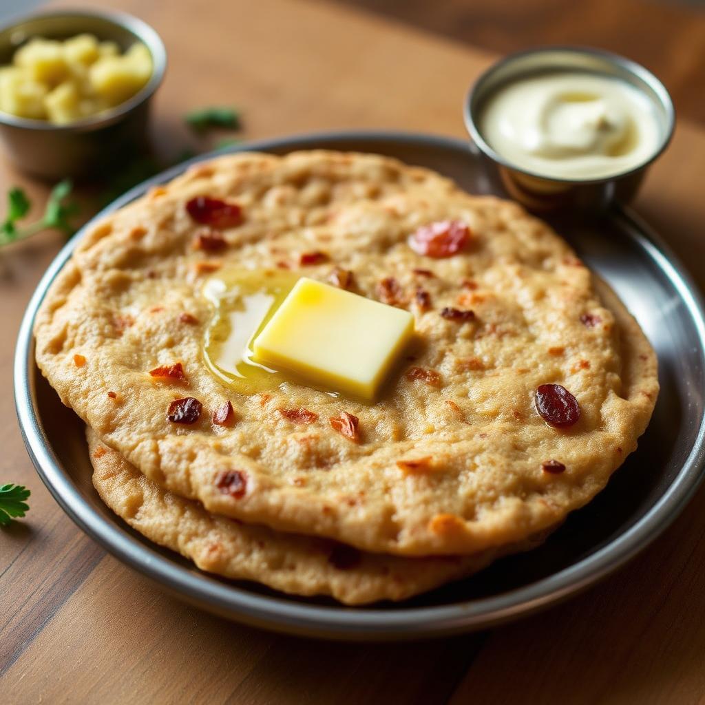 Authentic Butter Pulka at Madhuri Restaurant, Narasapuram