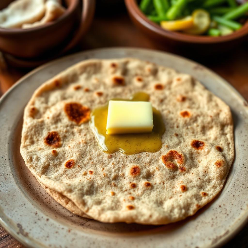 Authentic Butter Roti at Madhuri Restaurant, Narasapuram