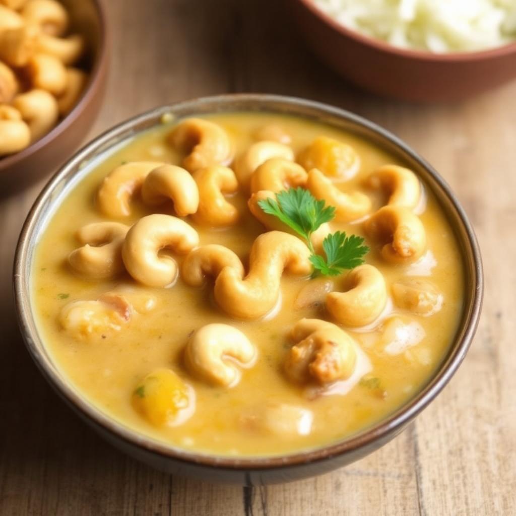Authentic Cashewnut Curry at Madhuri Restaurant, Narasapuram