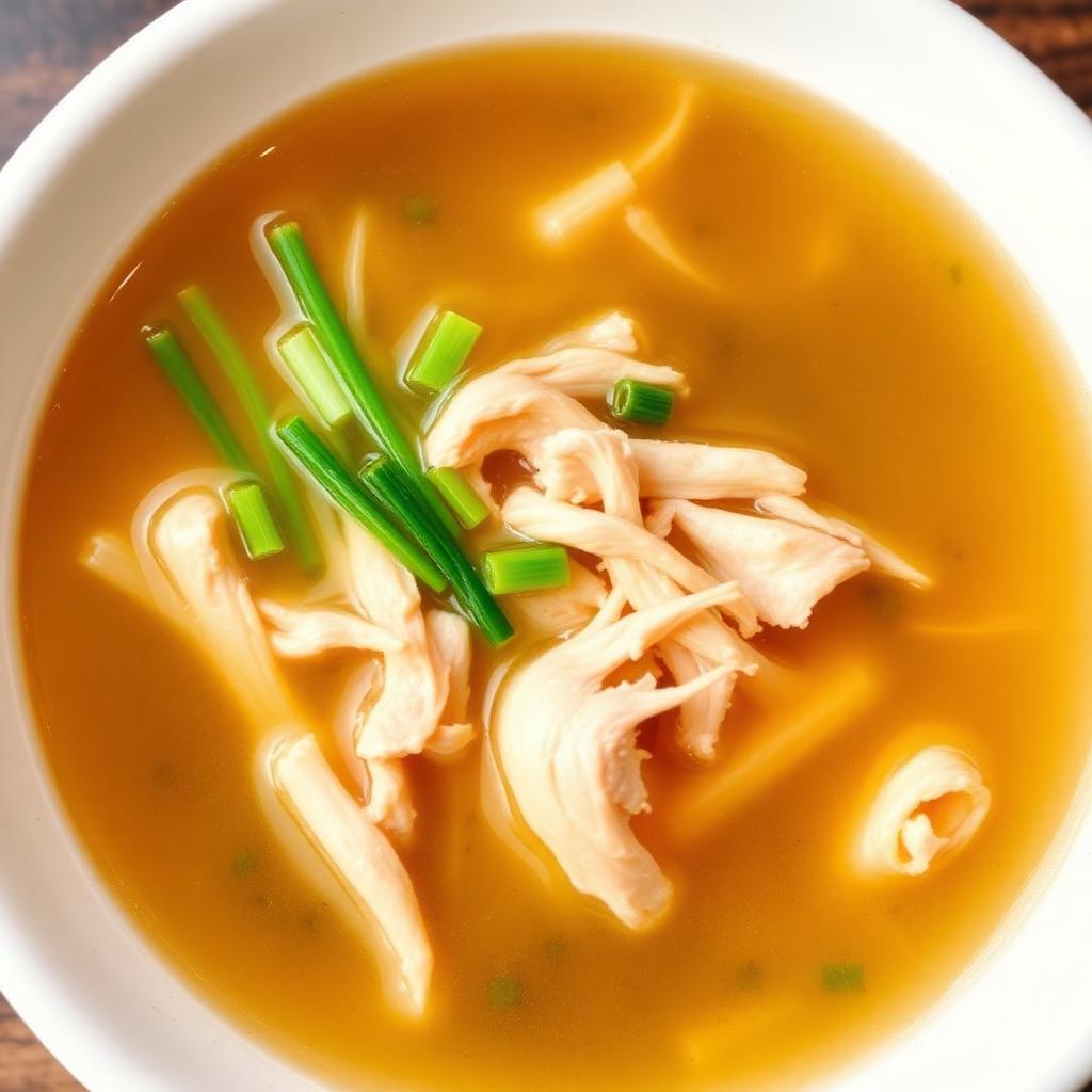 Authentic Chicken Clear Soup at Madhuri Restaurant, Narasapuram