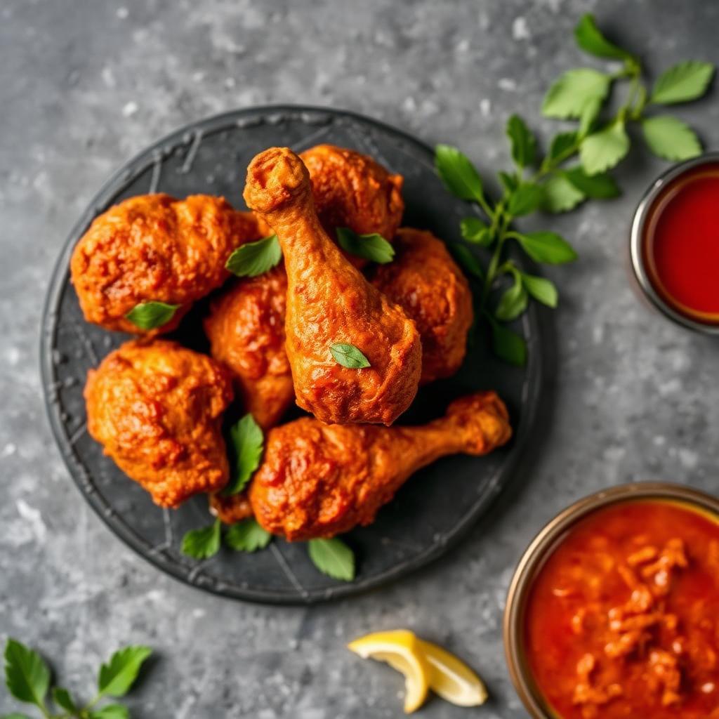 Authentic Chicken Drum Sticks at Madhuri Restaurant, Narasapuram