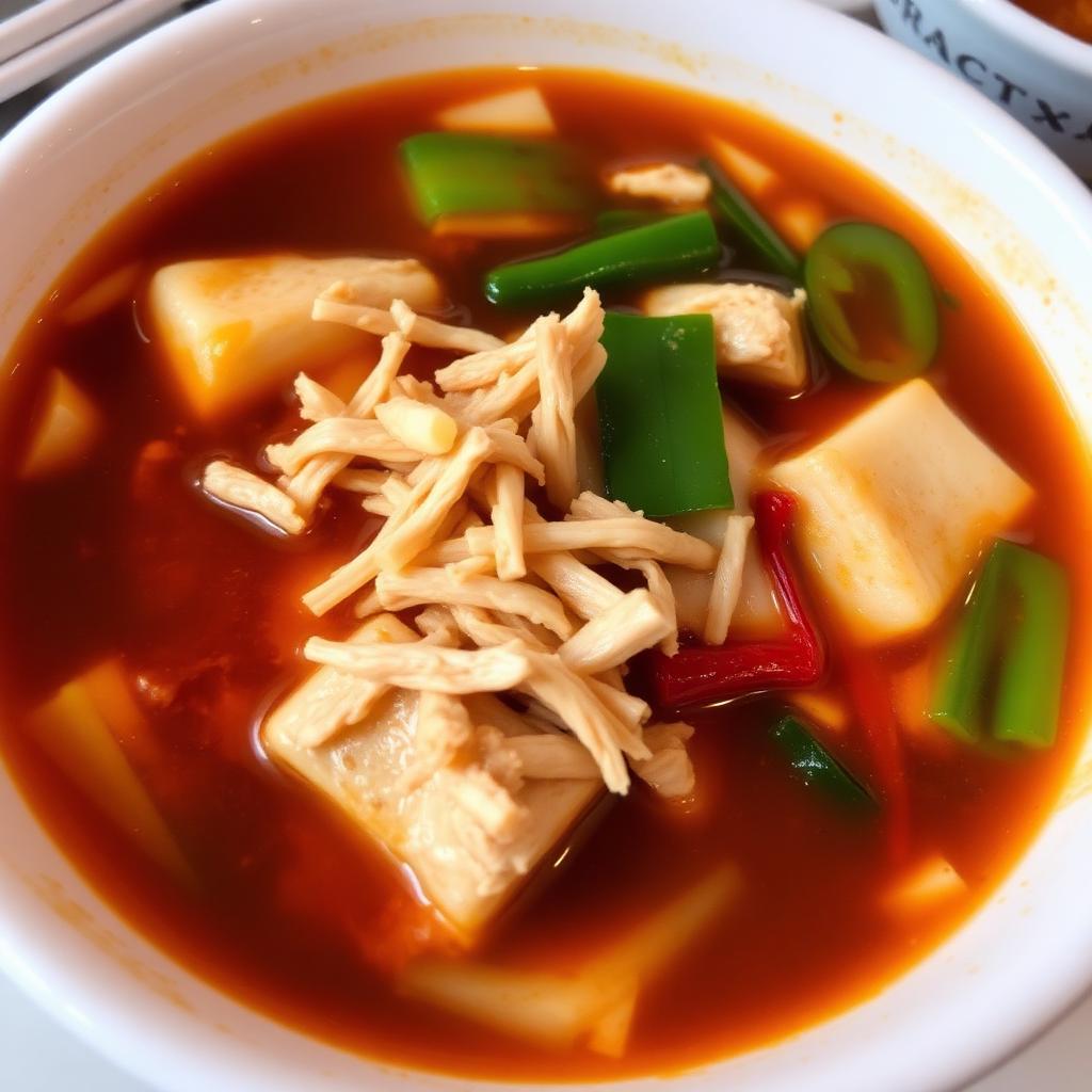 Authentic Chicken Hot & Sour Soup at Madhuri Restaurant, Narasapuram
