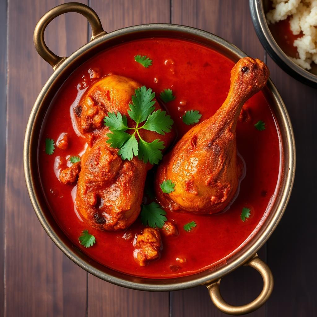 Authentic Chicken Kolapuri at Madhuri Restaurant, Narasapuram