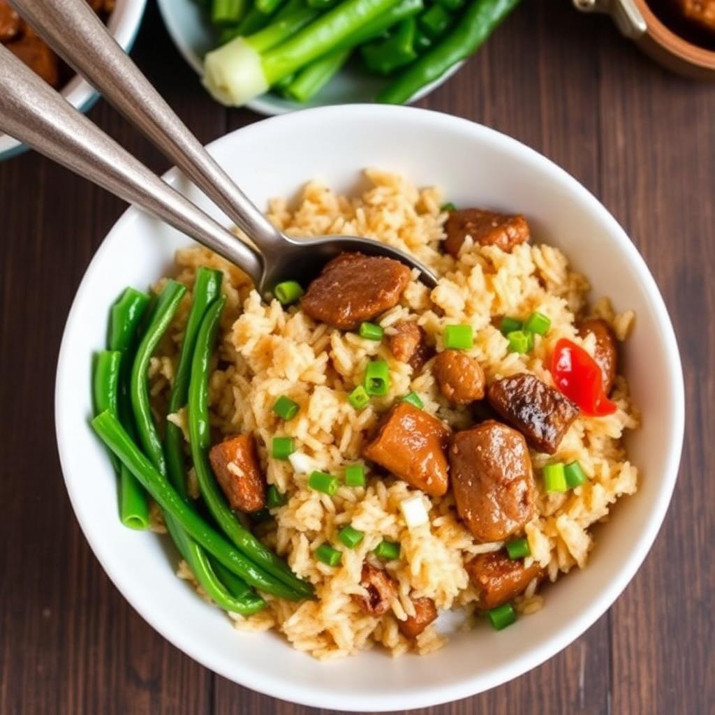 Authentic Chicken Liver Fried Rice at Madhuri Restaurant, Narasapuram