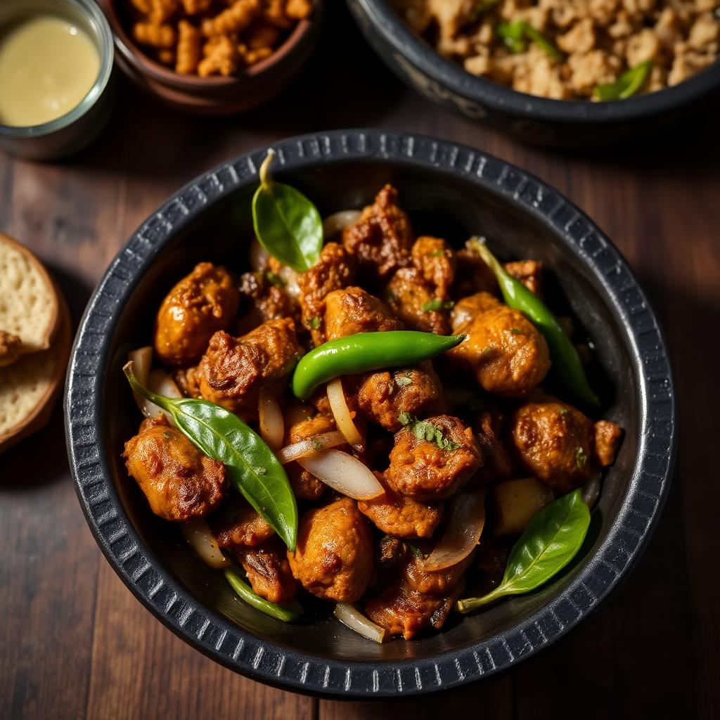 Authentic Chicken Liver Fry at Madhuri Restaurant, Narasapuram