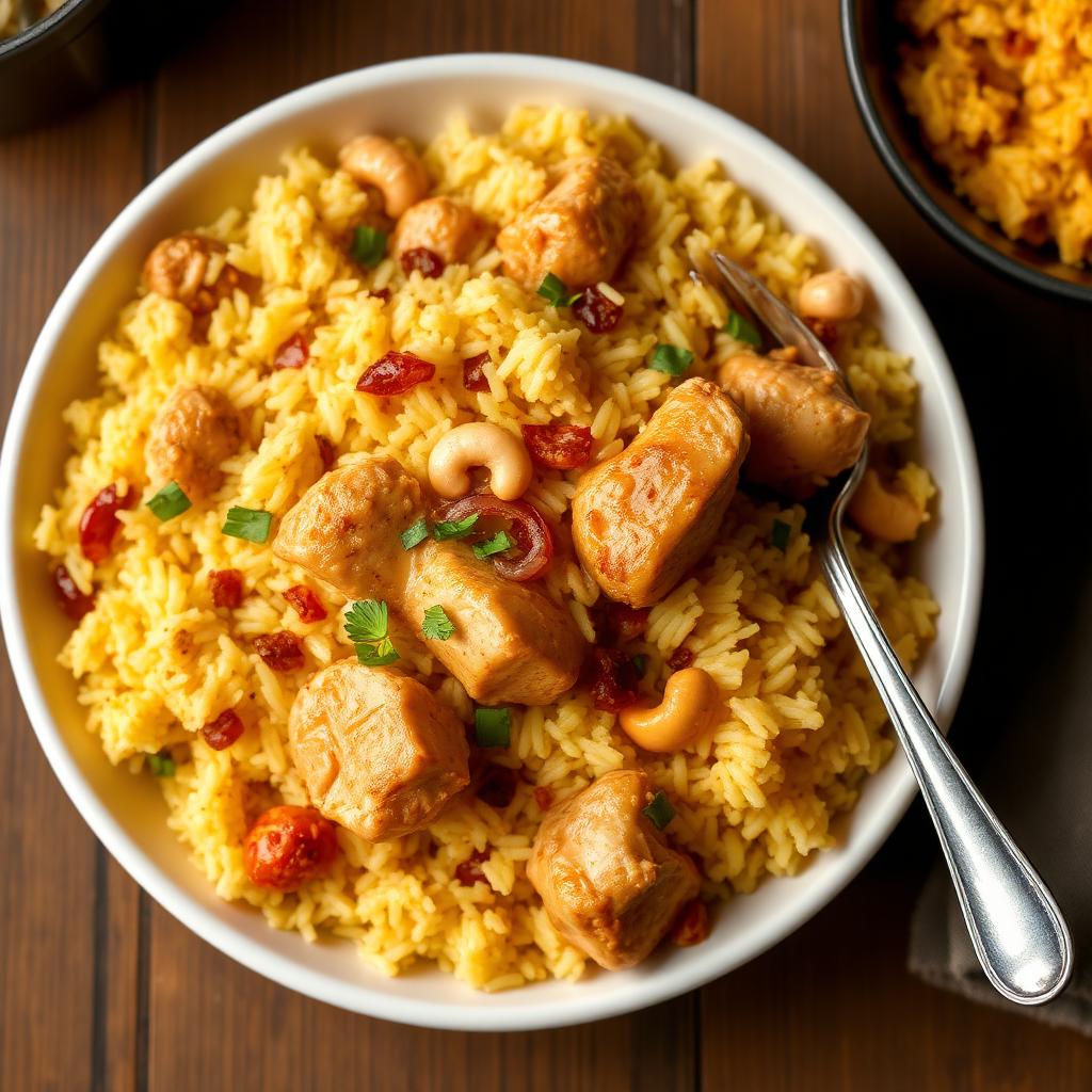 Authentic Chicken Mogalai Fried Rice at Madhuri Restaurant, Narasapuram