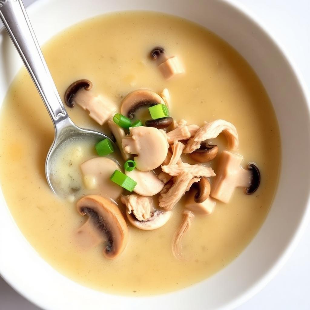 Authentic Chicken Mushroom Soup at Madhuri Restaurant, Narasapuram