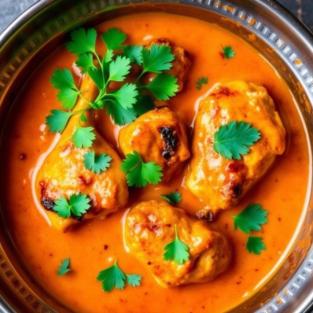 Authentic Chicken Tikka Masala at Madhuri Restaurant, Narasapuram