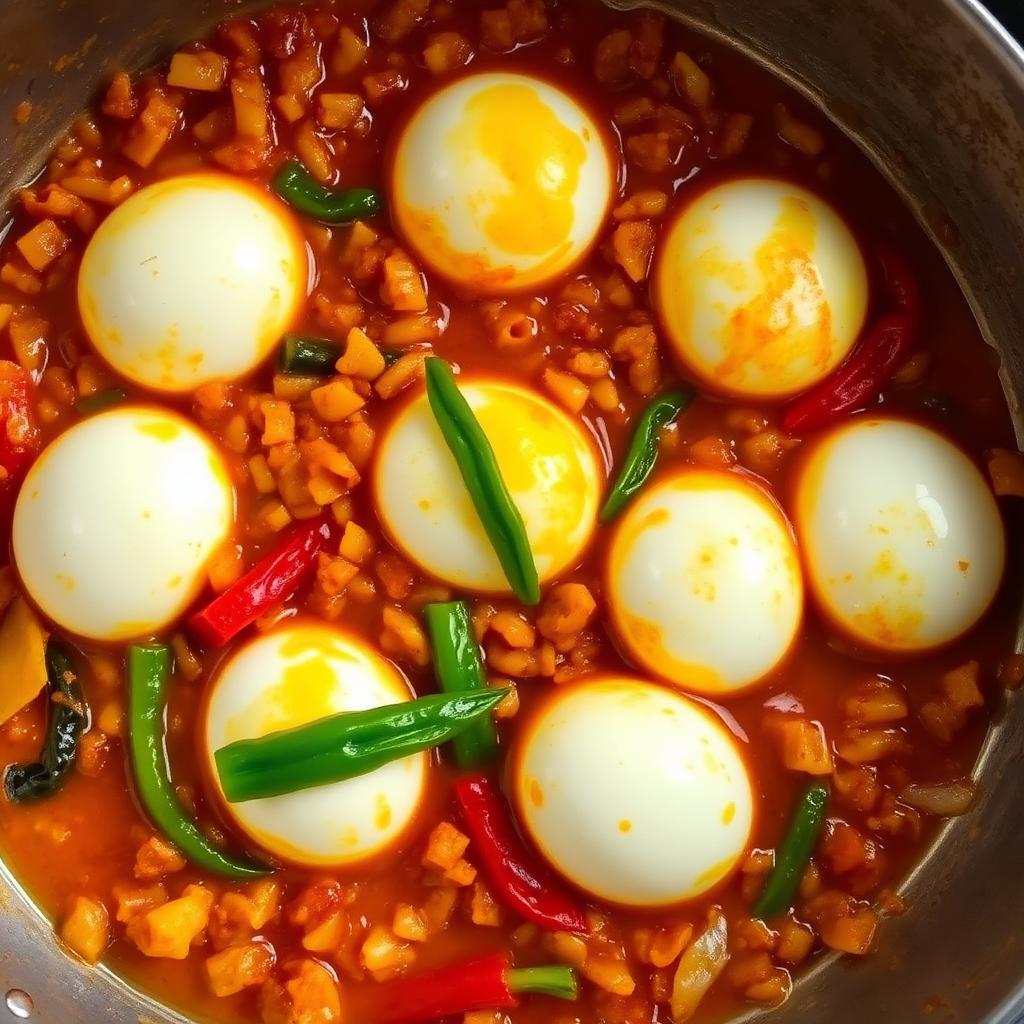 Authentic Egg Masala at Madhuri Restaurant, Narasapuram