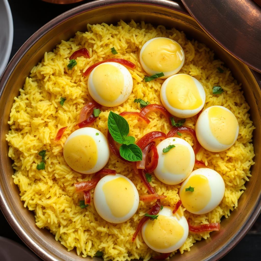 Authentic Egg Spl Biryani at Madhuri Restaurant, Narasapuram