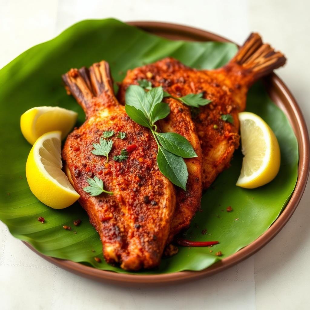 Authentic Fish Fry at Madhuri Restaurant, Narasapuram