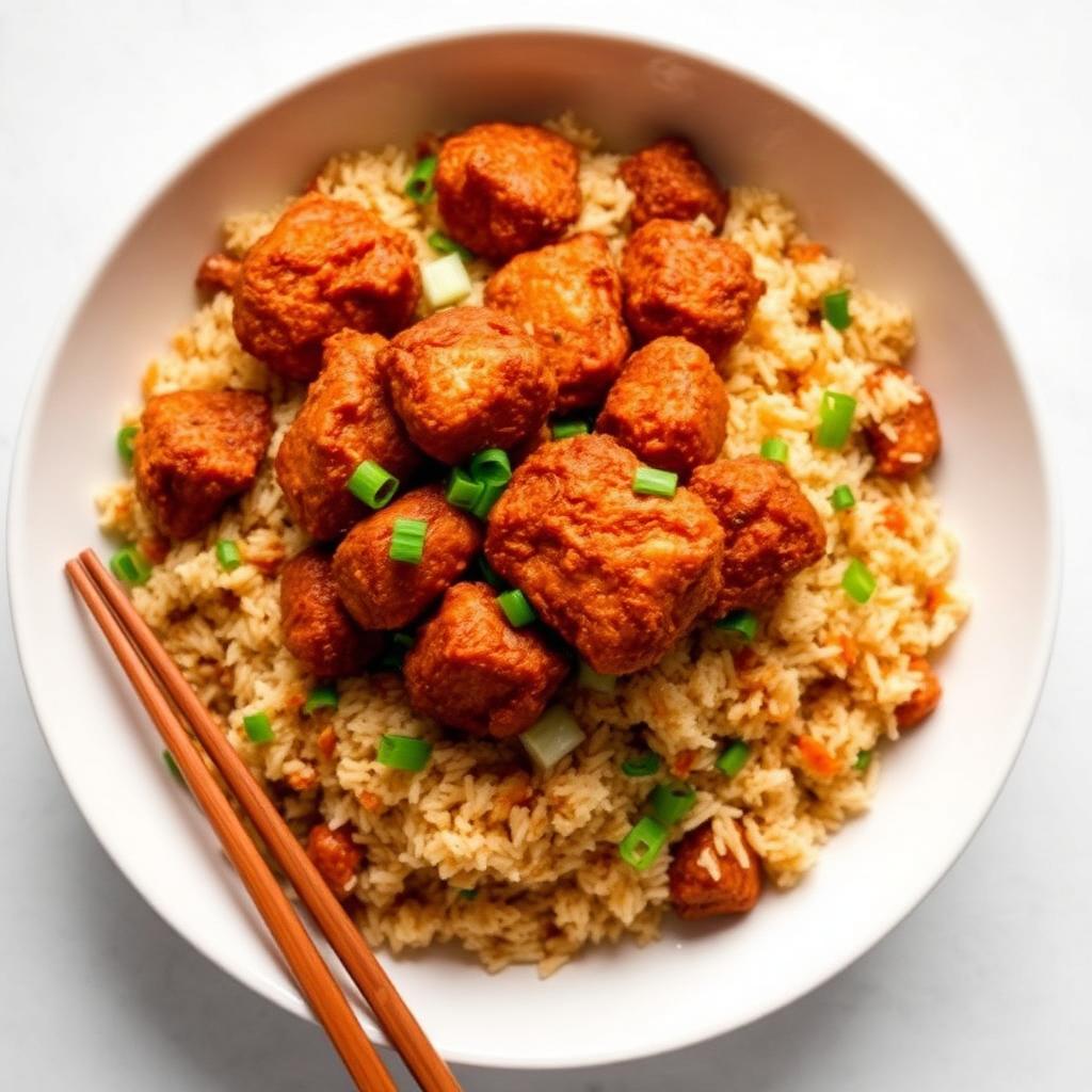 Authentic Fry Pcs Fried Rice at Madhuri Restaurant, Narasapuram