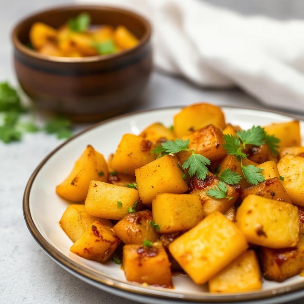 Authentic Ginger Aloo at Madhuri Restaurant, Narasapuram
