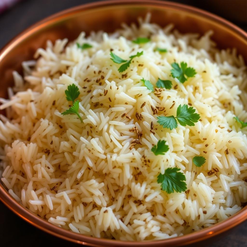 Authentic Jeera Rice at Madhuri Restaurant, Narasapuram
