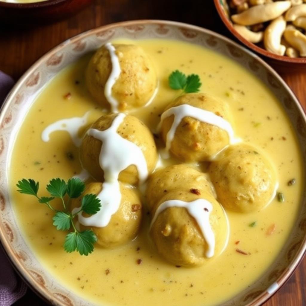 Authentic Malai Koftha at Madhuri Restaurant, Narasapuram