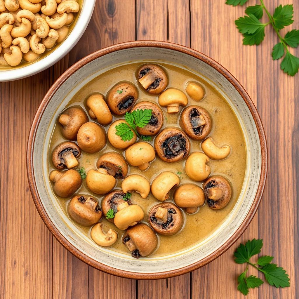 Authentic Mushroom Kaju at Madhuri Restaurant, Narasapuram