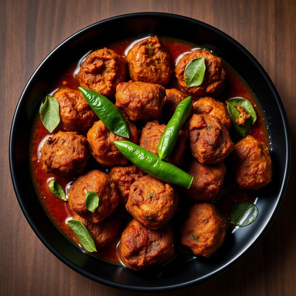 Authentic Mutton 65 at Madhuri Restaurant, Narasapuram