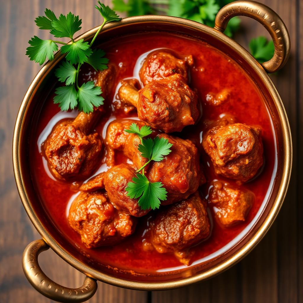 Authentic Mutton Boneless Curry at Madhuri Restaurant, Narasapuram