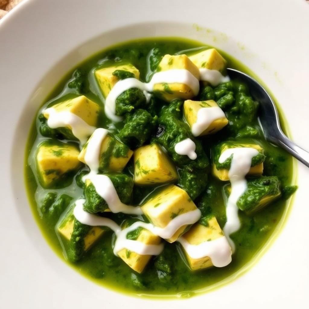 Authentic Palak Paneer at Madhuri Restaurant, Narasapuram