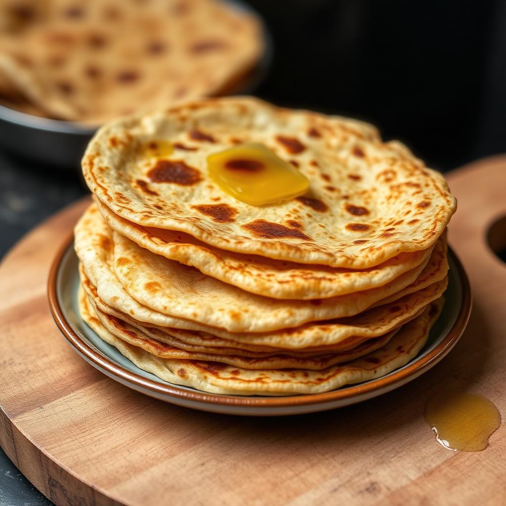 Authentic Paratha at Madhuri Restaurant, Narasapuram