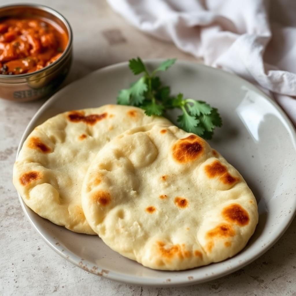 Authentic Plain Kulcha at Madhuri Restaurant, Narasapuram