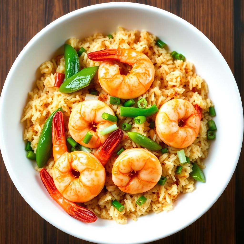 Authentic Spl Prawns Fried Rice at Madhuri Restaurant, Narasapuram