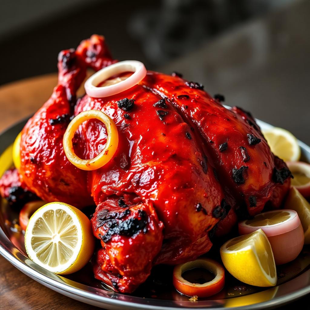 Authentic Tandoori Chicken Full at Madhuri Restaurant, Narasapuram