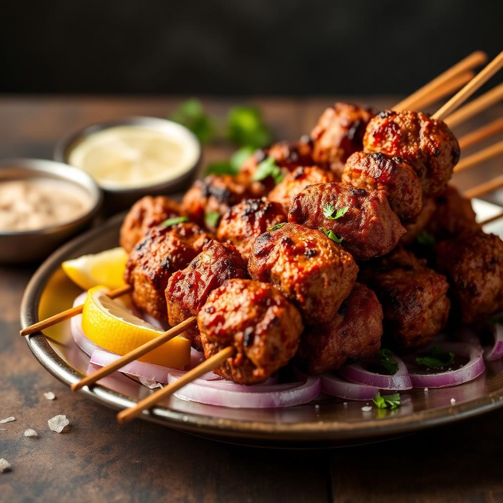 Authentic Tandoori Kabab at Madhuri Restaurant, Narasapuram
