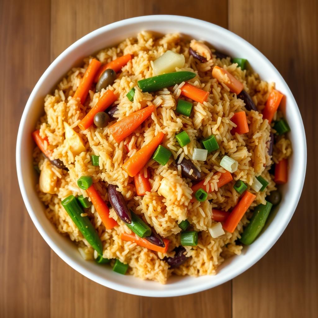 Authentic Veg Fried Rice at Madhuri Restaurant, Narasapuram